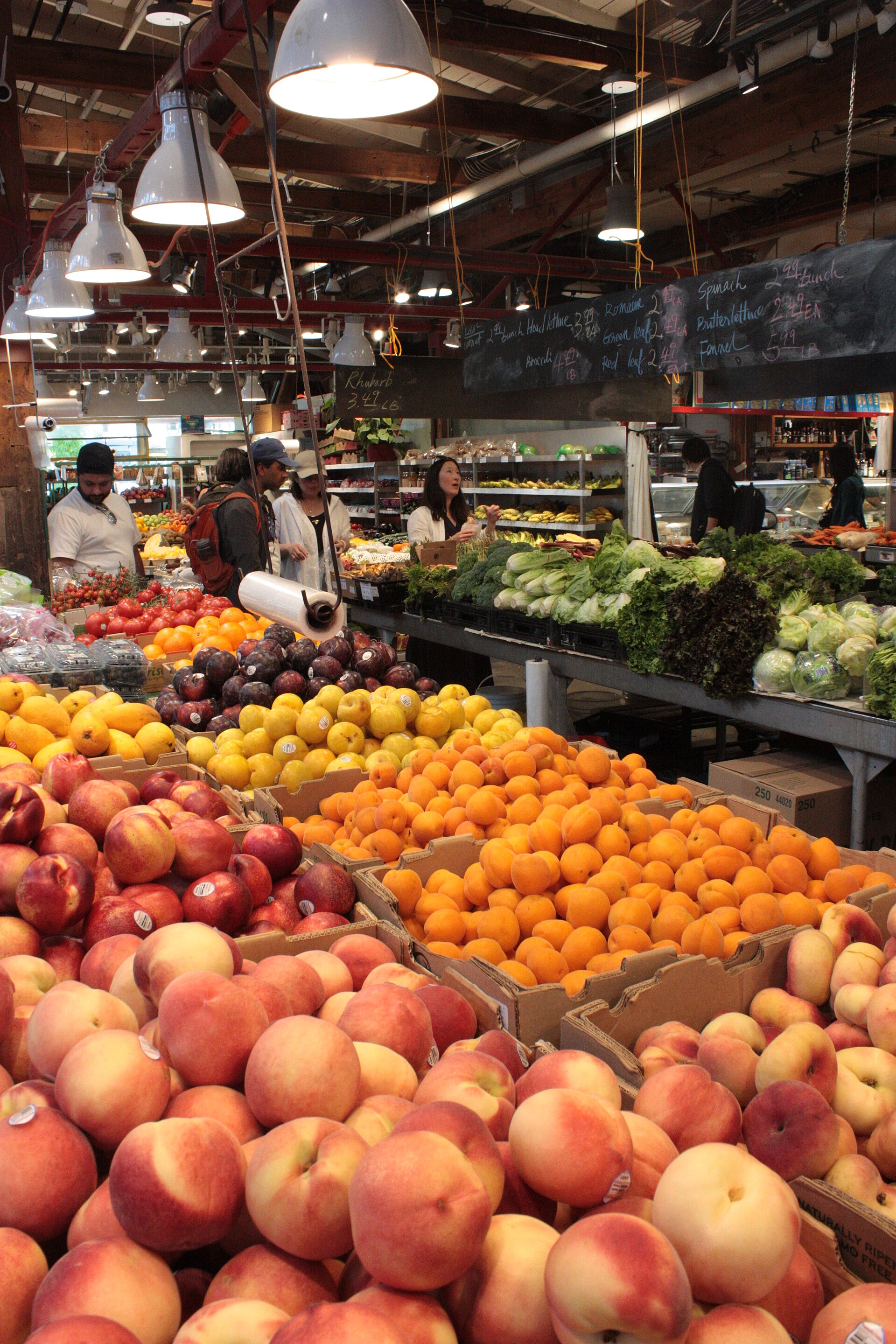 Granville Island Public Market fruit stands